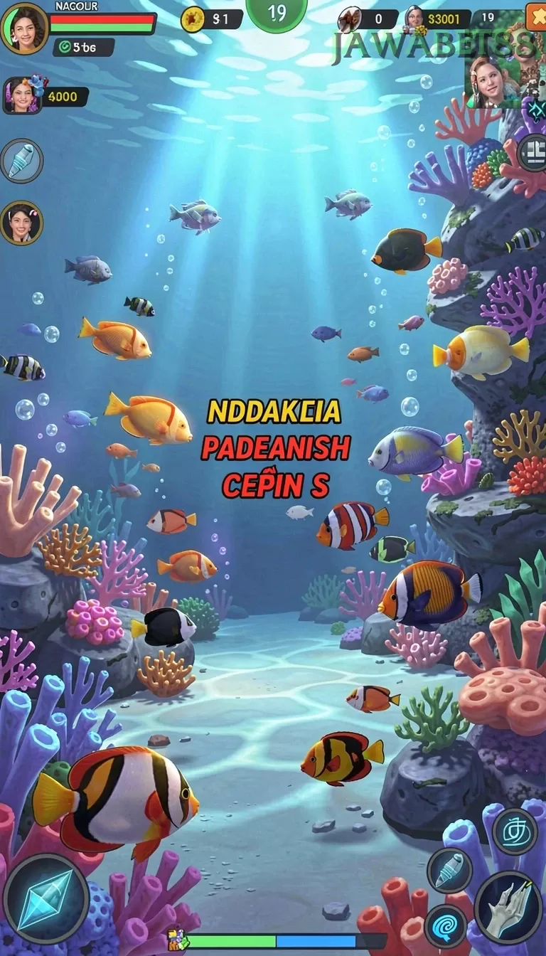 Cuplikan layar METRO4D — menu navigasi