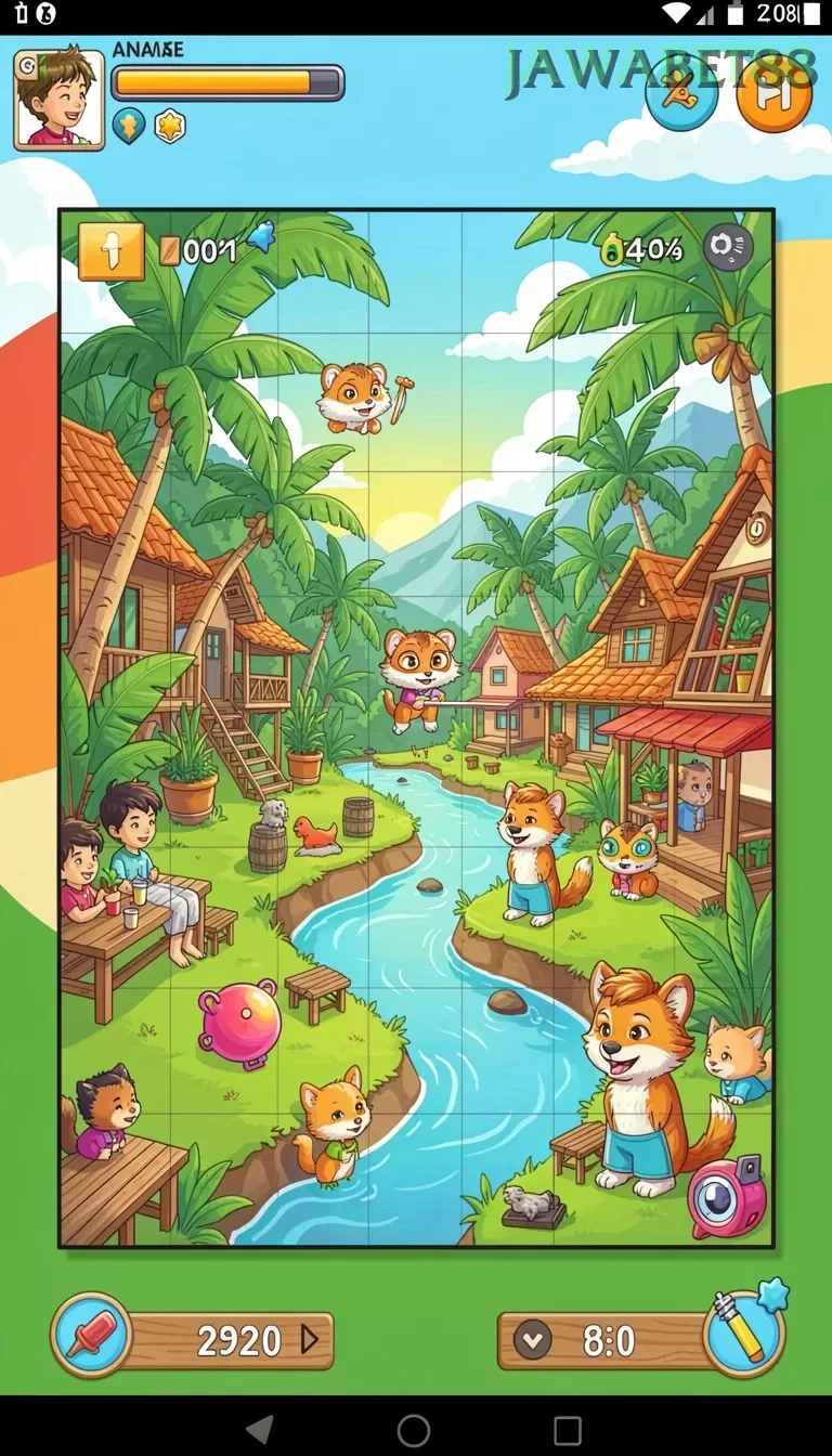 Cuplikan layar SAKTI77 — menu navigasi