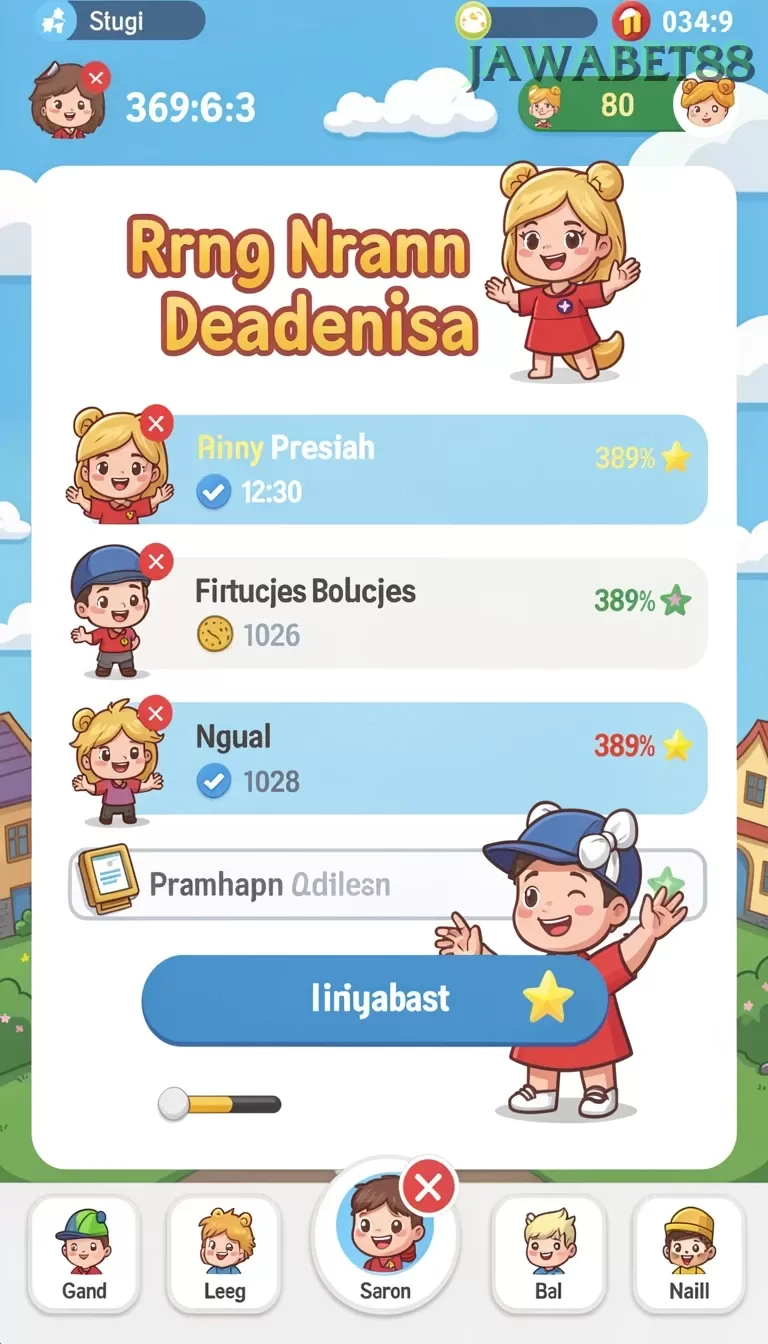 Cuplikan layar REKENING168 — menu navigasi