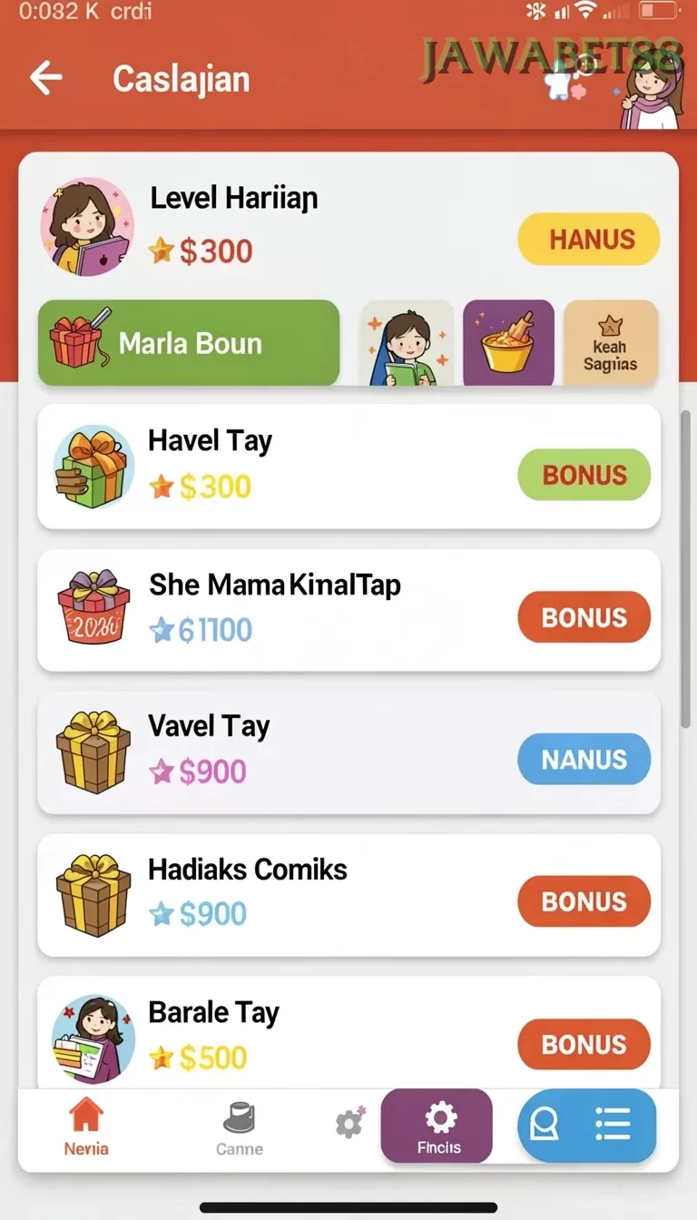 Cuplikan layar UANG4D — pengaturan akun