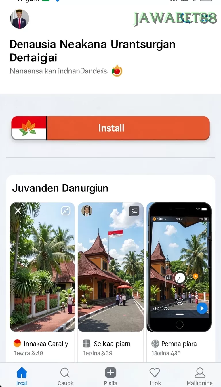 Cuplikan layar RAJABOTAK — pengaturan akun