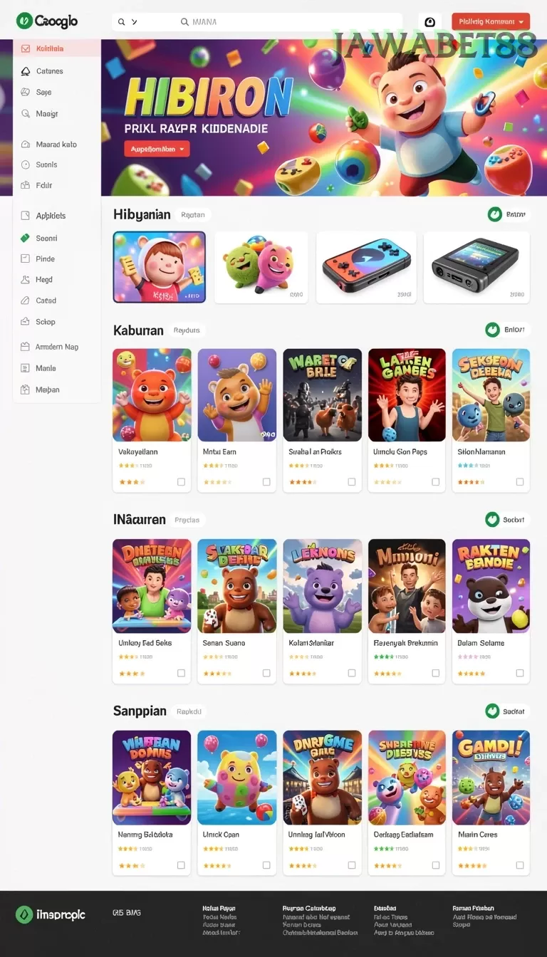 Cuplikan layar MUTASTOTO — menu navigasi